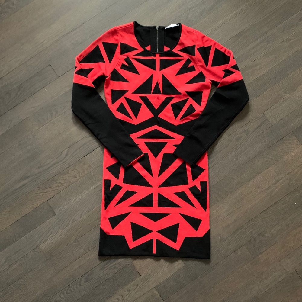 New Parker Bodycon Long Sleeve Mini Dress - Picture 2 of 8